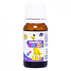 Siro bổ sung Vitamin tăng chiều cao cho bé Lineabon K2+D3 Ergopharm 10ml