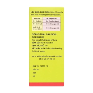 Siro Coje Ho Foripharm 75ml