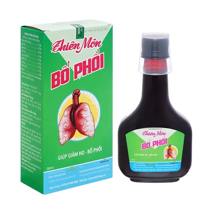Siro Thiên Môn Bổ Phổi 280ml