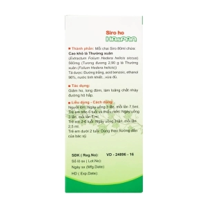 Siro ho Haspan HDPharma 80ml