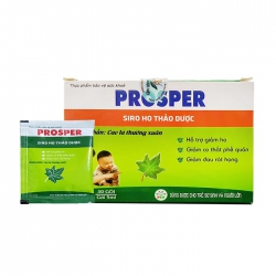 Siro ho thảo dược Prosper, Hộp 30 gói