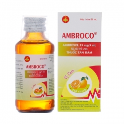 Siro long đờm Ambroco 15mg/ml | Chai 60ml