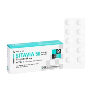 Sitavia 50 Korea United Pharm 3 vỉ x 10 viên (Sitagliptin)