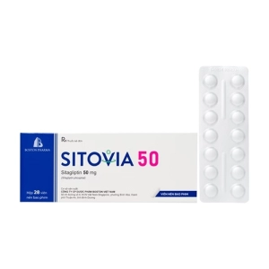 Sitovia 50 Boston Pharma 2 vỉ x 14 viên (Sitagliptin)