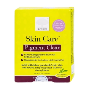 Skin Care Pigment Clear New Nordic 2 vỉ x 30 viên - Hỗ trợ giảm các vết thâm nám