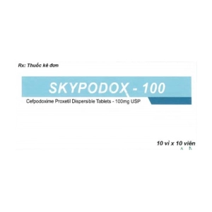 Skypodox-100 10 vỉ x 10 viên (Cefpodoxim)