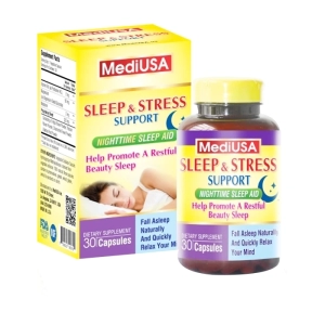 Sleep Stress Support MediUSA 30 viên - Hỗ trợ giấc ngủ ngon