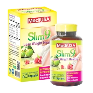 Slim 9 Lose Weight Healthy MediUSA 60 viên - Hỗ trợ giảm cân, giảm mỡ máu