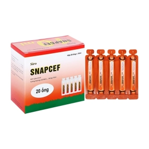Snapcef 16mg/10ml HDPharma 20 ống x 10ml (Kẽm Gluconat)