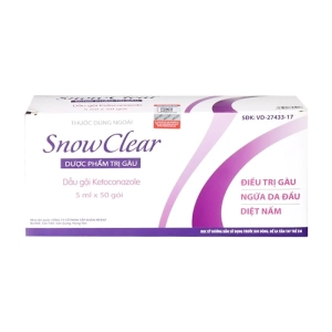 SnowClear Merap 50 gói x 5ml - Dầu gội trị gàu
