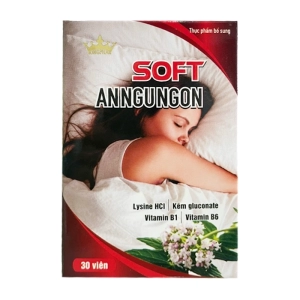 Soft AnNguNgon Kingphar lọ 30 viên - Hỗ trợ giúp ăn ngon, ngủ ngon