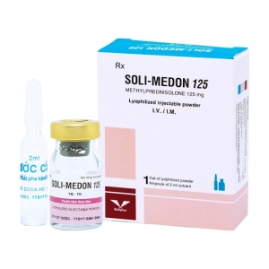 Soli-Medon 125 Bidiphar 1 lọ + 1 ống (Methylprednisolon)