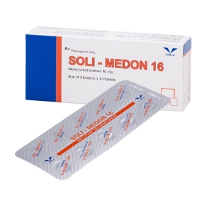 Soli-Medon 16 Bidiphar 3 vỉ x 10 viên (Methylprednisolone)