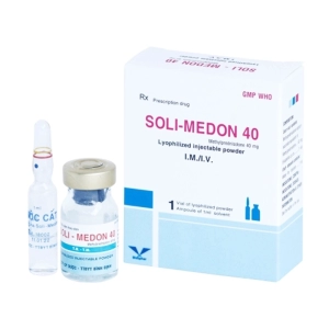 Soli-Medon 40 Bidiphar 1 lọ + 1 ống (Methylprednisolon)