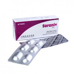 Thuốc ung thư Soranix 200mg ( Sorafenib 200mg ), Hộp 30 viên Thuốc ung thư Soranix 200mg ( Sorafenib 200mg ), Hộp 30 viên