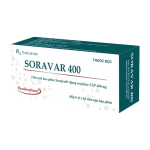 Soravar 400 Herabiopharm 6 vỉ x 10 viên (Sorafenib)