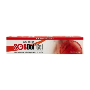 Sosdol Gel Ampharco U.S.A tuýp 30g (Diclofenac natri)