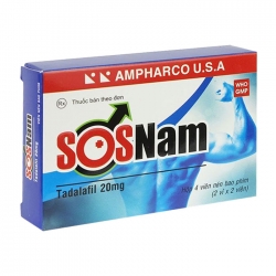 SOSNam 20mg Ampharco 2 vỉ x 2 viên