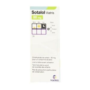 Sotalol Viatris 80mg 2 vỉ x 15 viên
