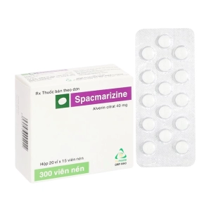 Spacmarizine 40mg TV.Pharm 20 vỉ x 15 viên (Alverin)