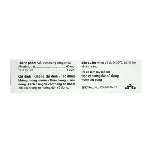 Spas-Agi 60mg Agimexpharm 3 vỉ x 10 viên Spas-Agi 60mg Agimexpharm 3 vỉ x 10 viên