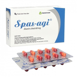 Spas-Agi 60mg Agimexpharm 3 vỉ x 10 viên Spas-Agi 60mg Agimexpharm 3 vỉ x 10 viên