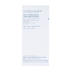 Spasmaverine 40mg Sanofi 3 vỉ x 20 viên Spasmaverine 40mg Sanofi 3 vỉ x 20 viên