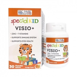 Visio+ Special Kid 30 viên - Viên nhai hỗ trợ giảm mỏi mắt, khô mắt, nhìn mờ Visio+ Special Kid 30 viên - Viên nhai hỗ trợ giảm mỏi mắt, khô mắt, nhìn mờ