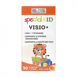 Visio+ Special Kid 30 viên - Viên nhai hỗ trợ giảm mỏi mắt, khô mắt, nhìn mờ Visio+ Special Kid 30 viên - Viên nhai hỗ trợ giảm mỏi mắt, khô mắt, nhìn mờ