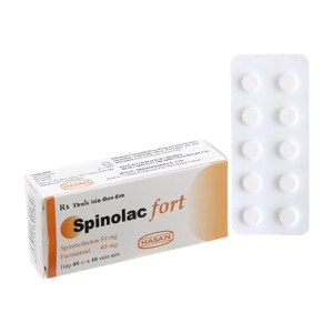 Spinolac Fort Hasan 5 vỉ x 10 viên (Spironolactone + Furosemide)