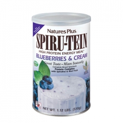 Bột dinh dưỡng cho người trưởng thành Spiru-tein Blueberries & Cream, Hộp 510g Bột dinh dưỡng cho người trưởng thành Spiru-tein Blueberries & Cream, Hộp 510g