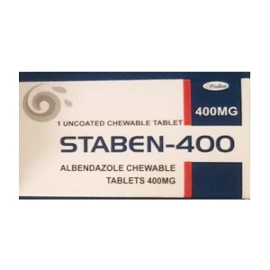 Staben-400 Stallion 1 vỉ x 1 viên (Albendazole)