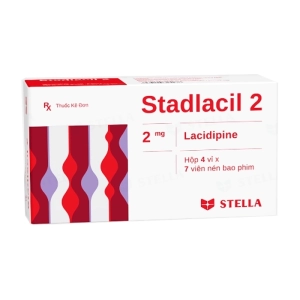 Stadlacil 2 Stellapharm 4 vỉ x 7 viên (Lacidipine)