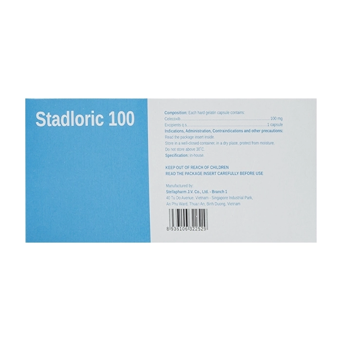 Stadloric 100 Stellapharm 6 vỉ x 10 viên