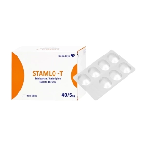 Stamlo-T 40mg/5mg Dr.Reddys 4 vỉ x 7 viên (Telmisartan + Amlodipin)