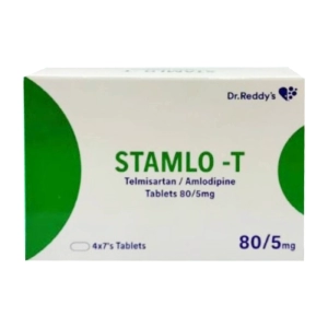 Stamlo-T 80mg/5mg Dr.Reddys 4 vỉ x 7 viên (Telmisartan + Amlodipin)