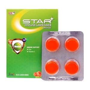 Star Immune Lozenge Orange OPV 5 vỉ x 4 viên - Viên ngậm