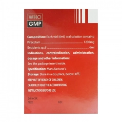 Stasamin 1200mg/6ml Hataphar 30 ống x 6ml - Trị chứng chóng mặt