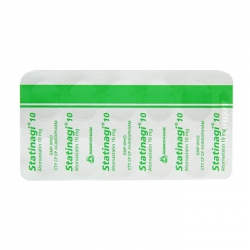 Statinagi 10 Agimexpharm 3 vỉ x 10 viên Statinagi 10 Agimexpharm 3 vỉ x 10 viên
