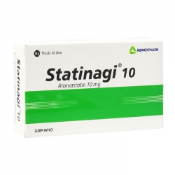 Statinagi 10 Agimexpharm 3 vỉ x 10 viên Statinagi 10 Agimexpharm 3 vỉ x 10 viên