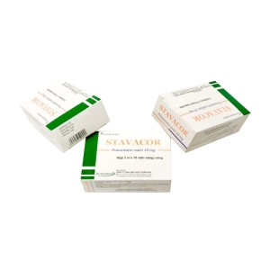 Stavacor 10mg Herabiopharm 3 vỉ x 10 viên (Pravastatin natri)