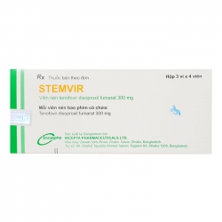 Thuốc Stemvir 300, Tenofovir 300mg, Hộp 12 viên Thuốc Stemvir 300, Tenofovir 300mg, Hộp 12 viên