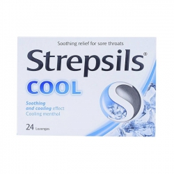 Strepsils Cool, Hộp 24 viên Strepsils Cool, Hộp 24 viên