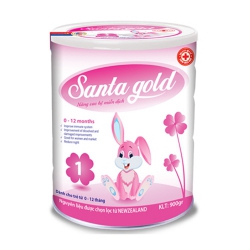 Sữa bột cho trẻ từ 0 - 12 tháng tuổi Santa Gold 1