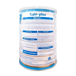 Sữa Bột Gaba Gain Plus 900g