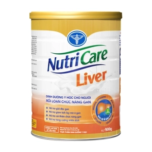 Sữa bột Nutricare Liver dinh dưỡng y học chuyên biệt cải thiện chức năng gan, 900g