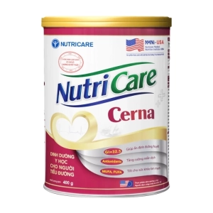 Cerna Nutricare 400g - Sữa dinh dưỡng y học cho người bệnh tiểu đường