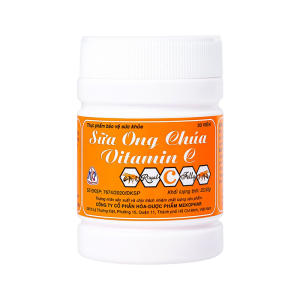 Kẹo Sữa Ong Chúa Vitamin C MKP, Chai 30 viên