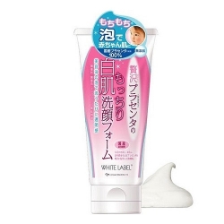 Sữa rửa mặt trắng da White Label Premium Placenta Wash Nhật Bản