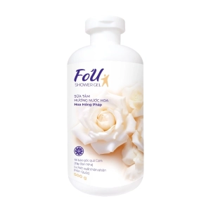 Sữa Tắm Hương Nước Hoa Fou Hoa Hồng Pháp Fobelife 500g Sữa Tắm Hương Nước Hoa Fou Hoa Hồng Pháp Fobelife 500g